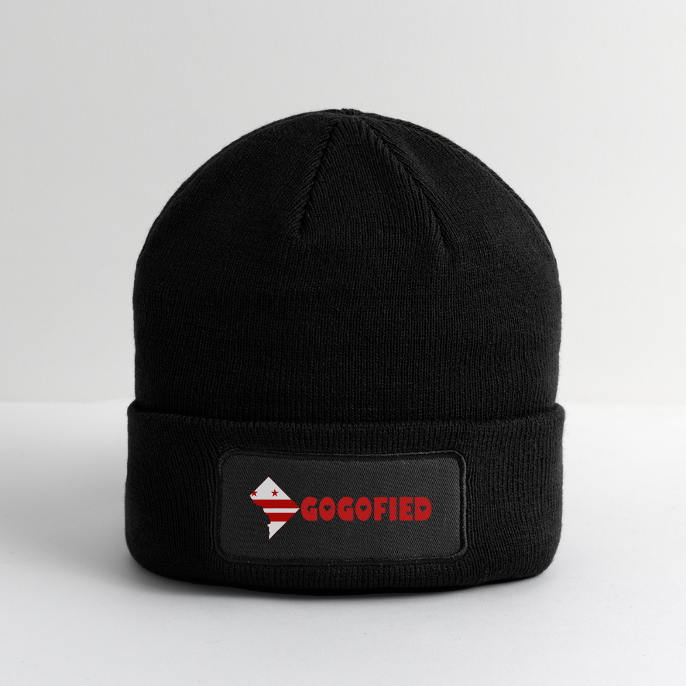 GOGOFIED Patch Beanie - black