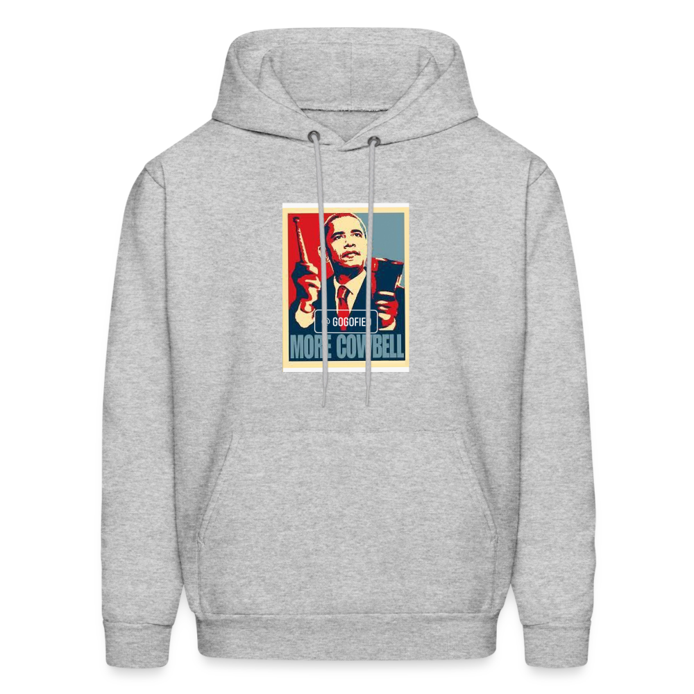 MORE COWBELL Men's Hoodie - heather gray