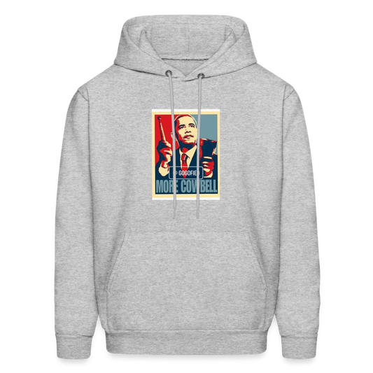 MORE COWBELL Men's Hoodie - heather gray