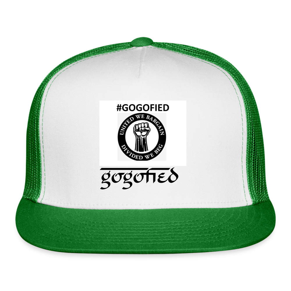 GOGOFIED Trucker Cap - white/kelly green