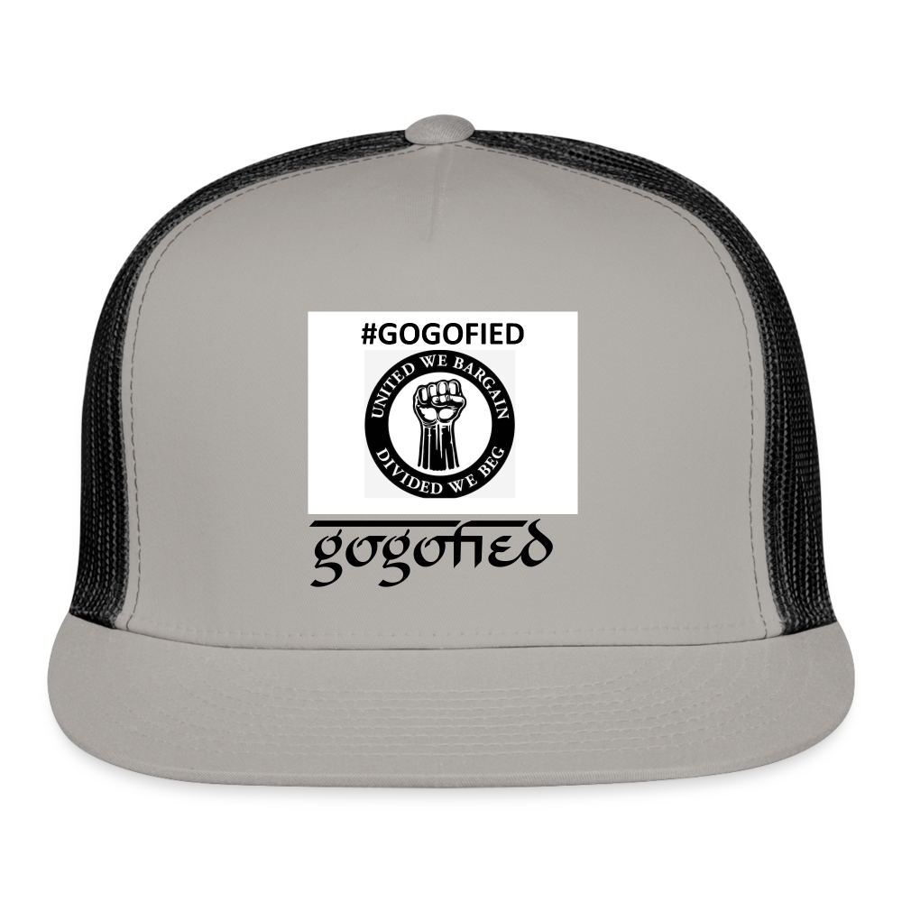 GOGOFIED Trucker Cap - gray/black