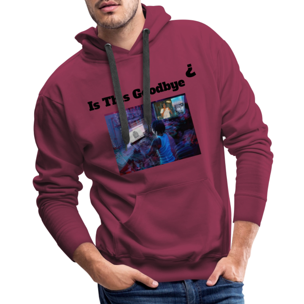 is This Goodbye Hoodie - burgundy