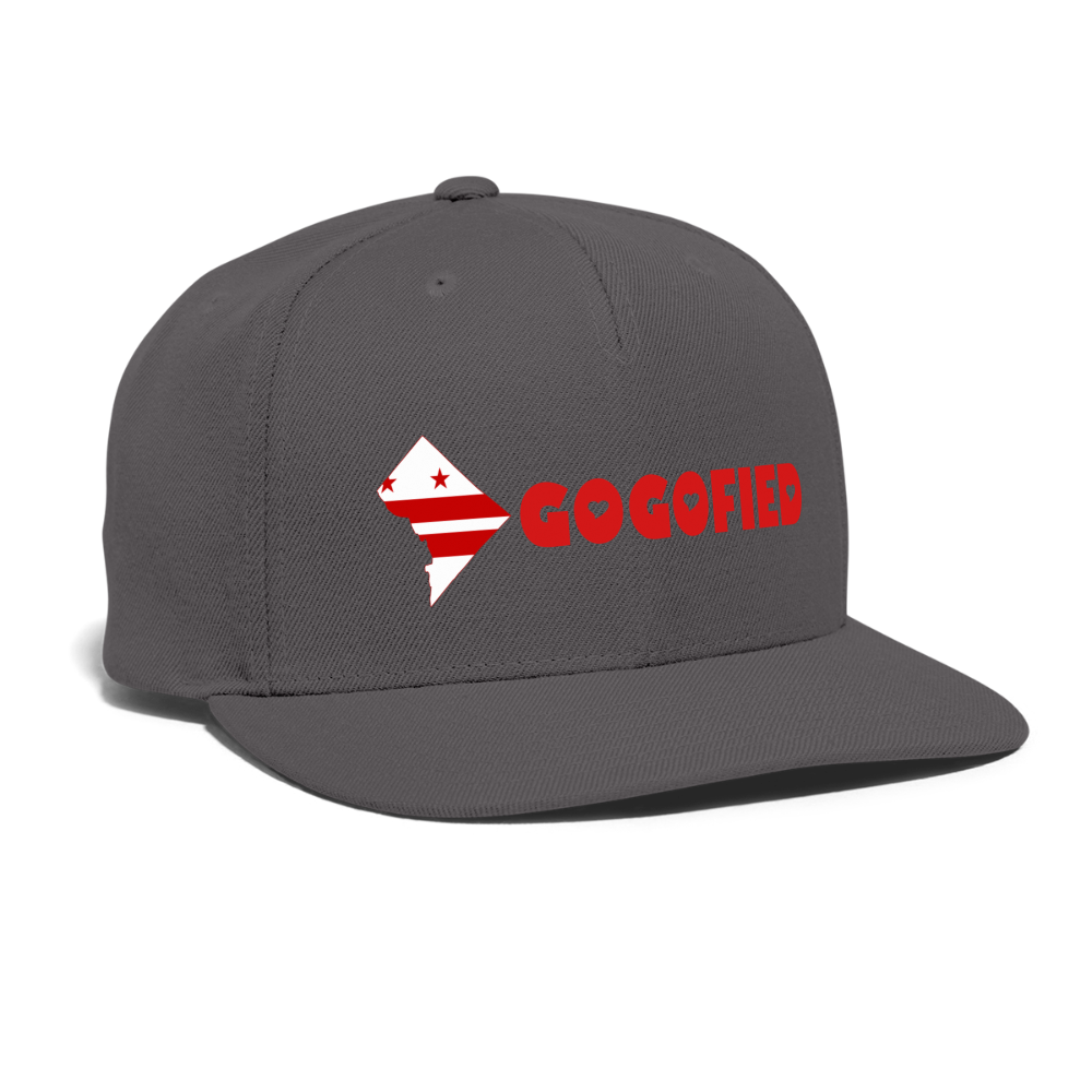 GOGOFIED Snapback Baseball Cap - dark grey