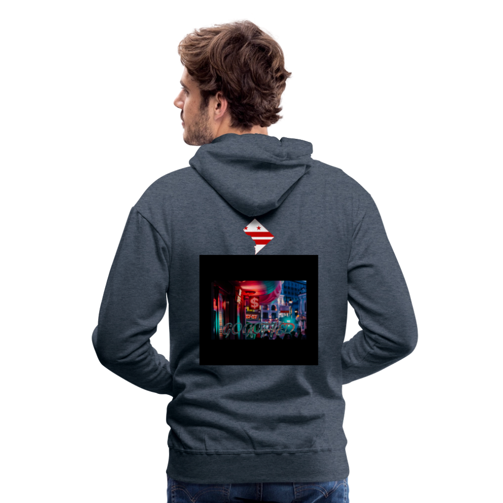 Hoodie on a Hoodie is this goodbye - heather denim