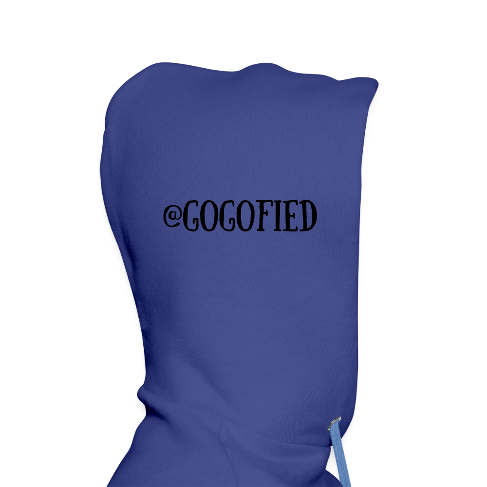 Hoodie on a Hoodie is this goodbye - royal blue