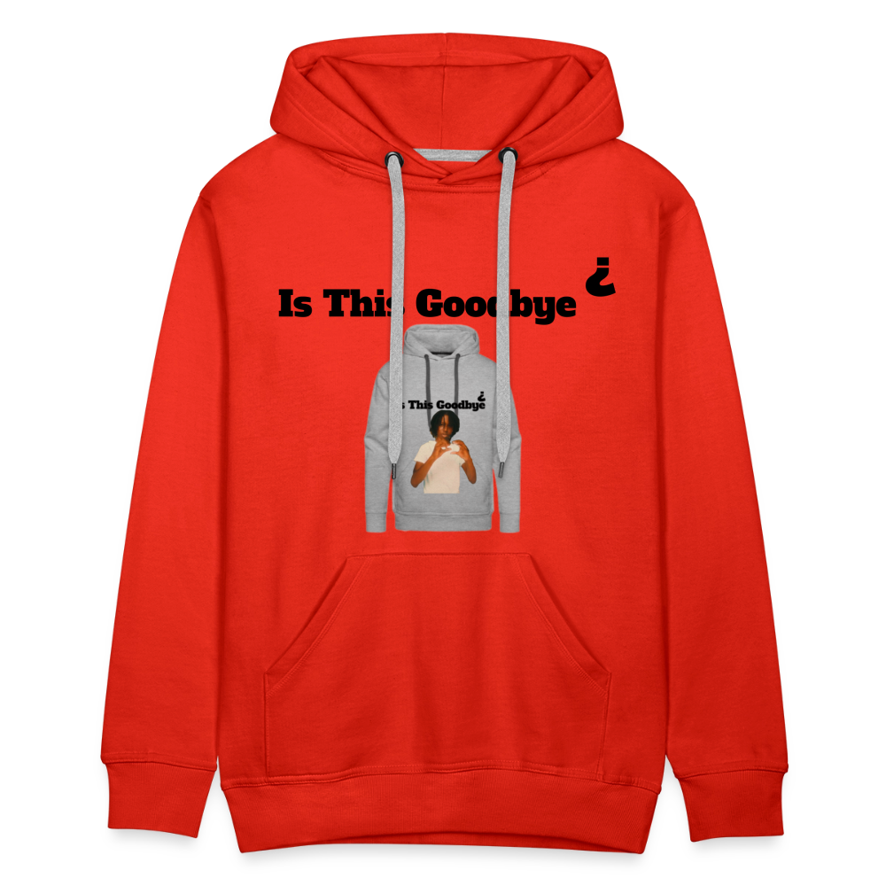 Hoodie on a Hoodie is this goodbye - red