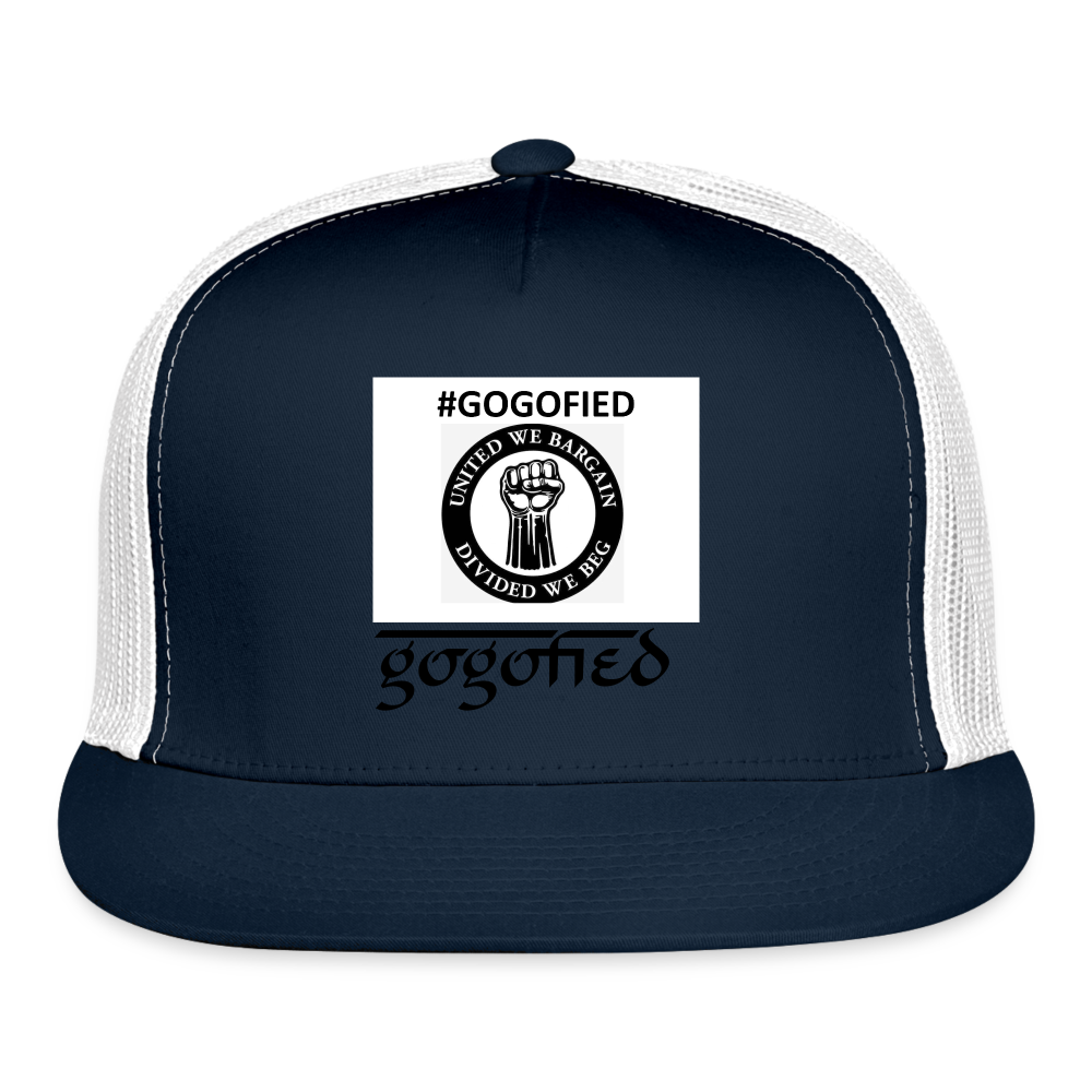 GOGOFIED Trucker Cap - navy/white