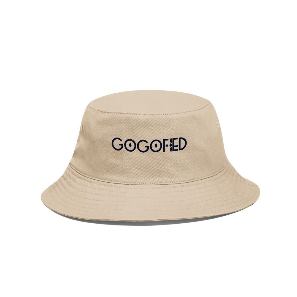 BLK KERMIT GOGOFIED Bucket Hat - cream