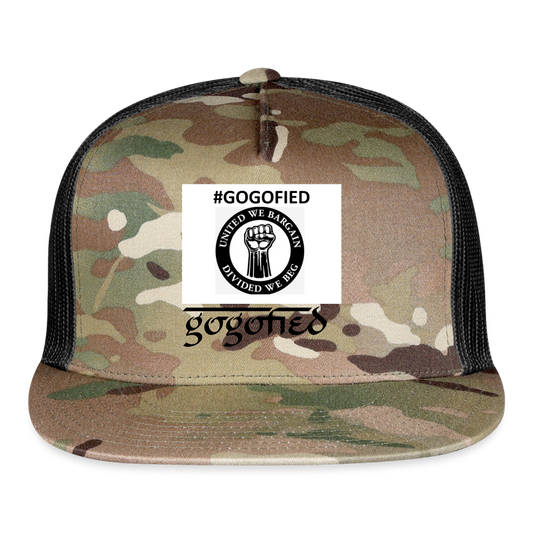 GOGOFIED Trucker Cap - MultiCam\black