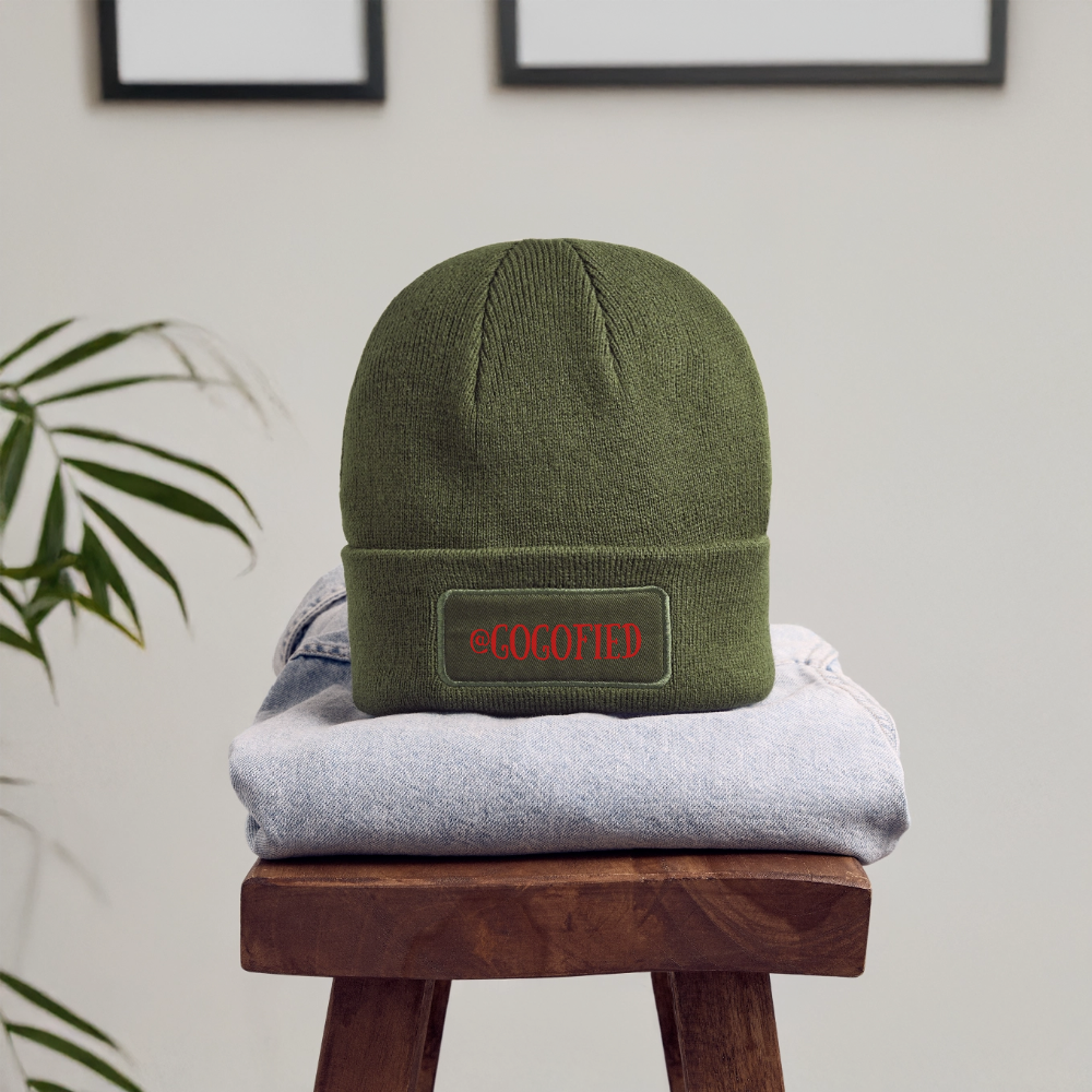 GOGOFIED Patch Beanie - olive