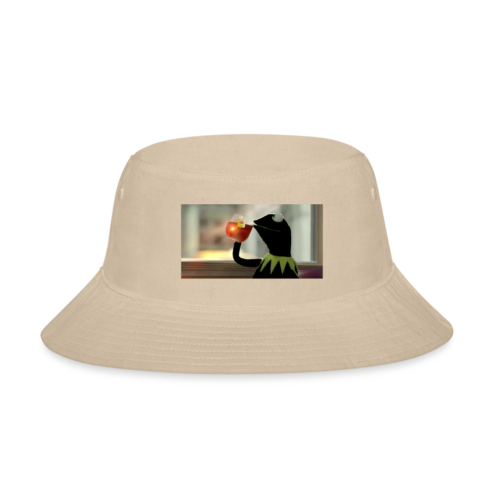 BLK KERMIT GOGOFIED Bucket Hat - cream