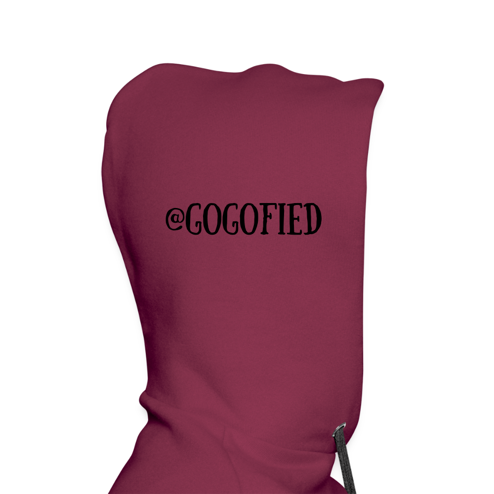 Hoodie on a Hoodie is this goodbye - burgundy