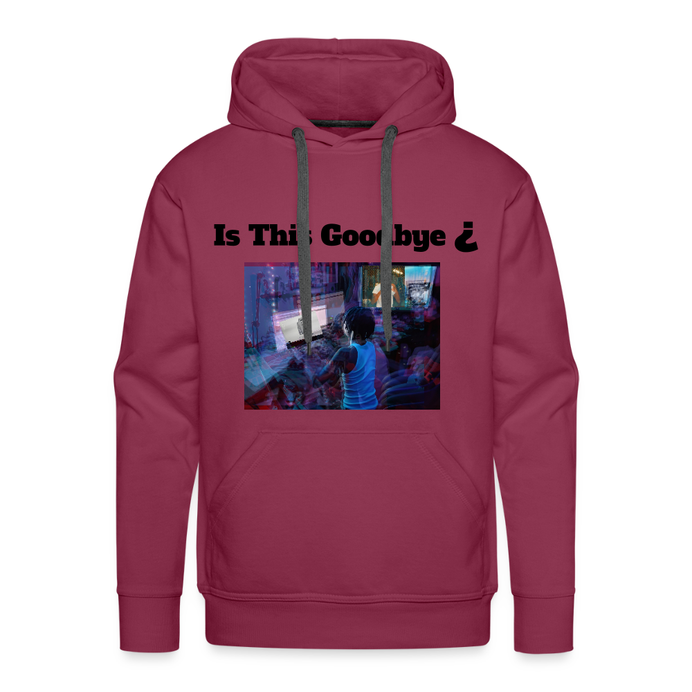 is This Goodbye Hoodie - burgundy