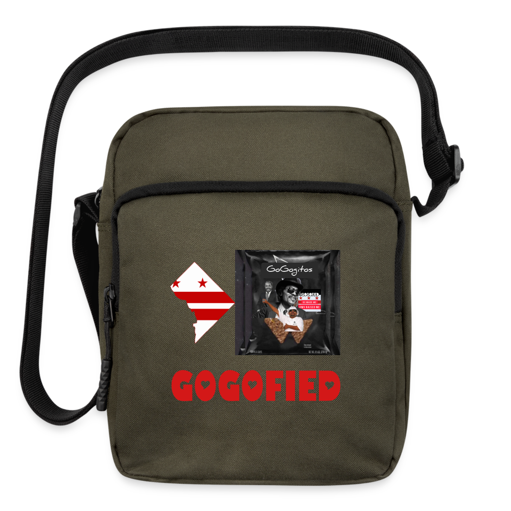 CHUCK BENNY Upright Crossbody Bag - olive