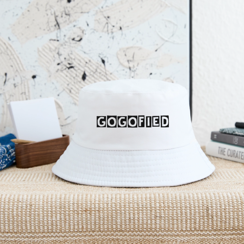 Kid's Bucket Hat GOGOFIED - white