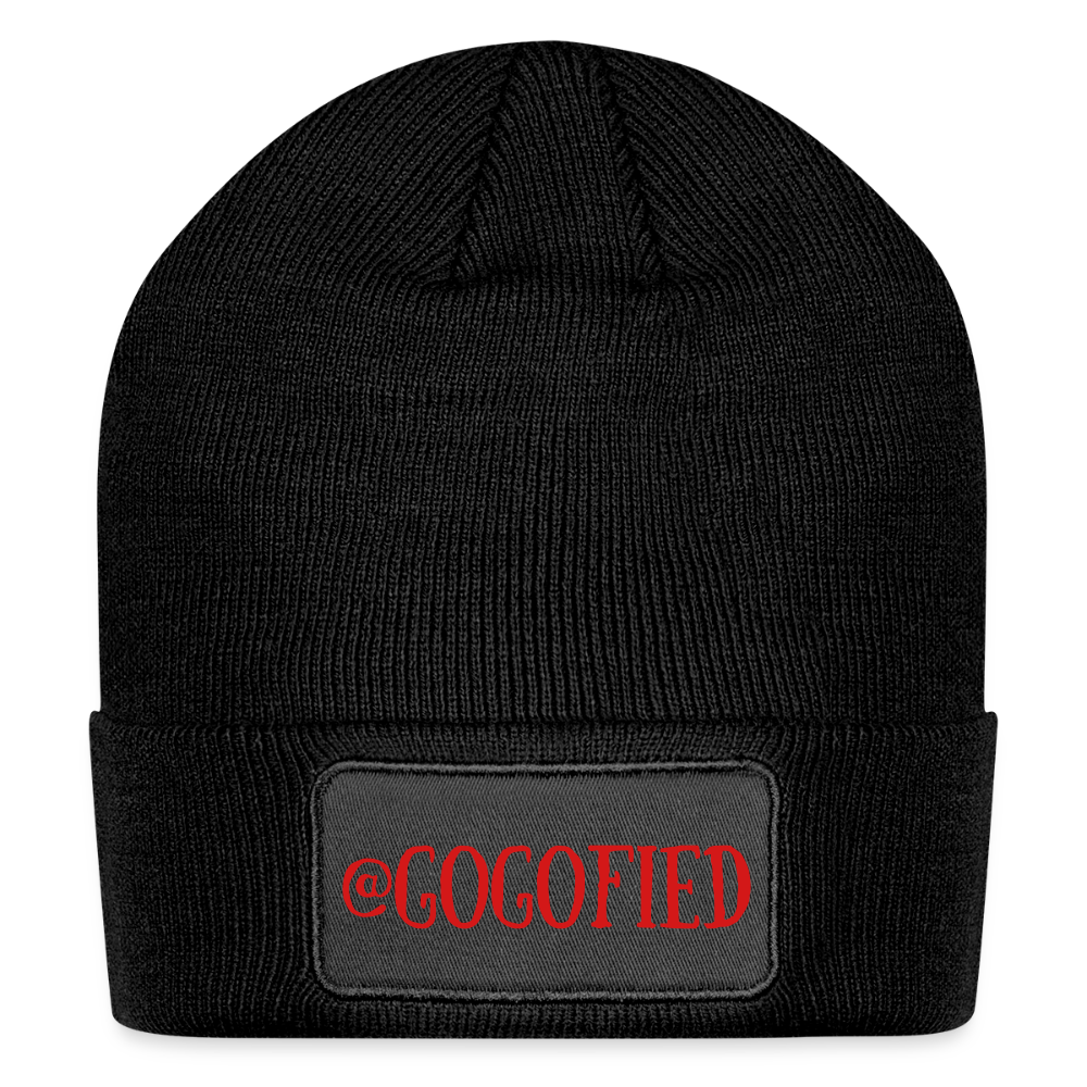 GOGOFIED Patch Beanie - black