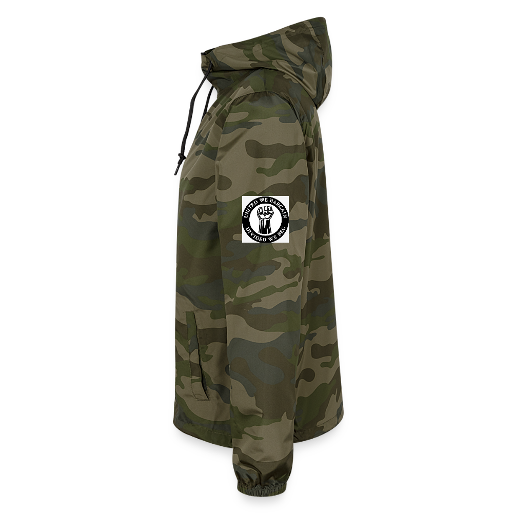 Camo Obama more bell Unisex Windbreaker Jacket - green camo