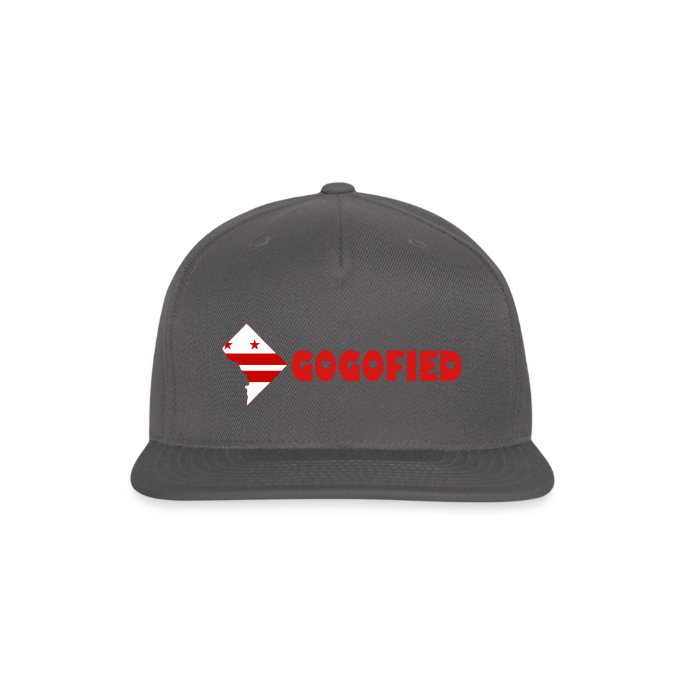 GOGOFIED Snapback Baseball Cap - dark grey