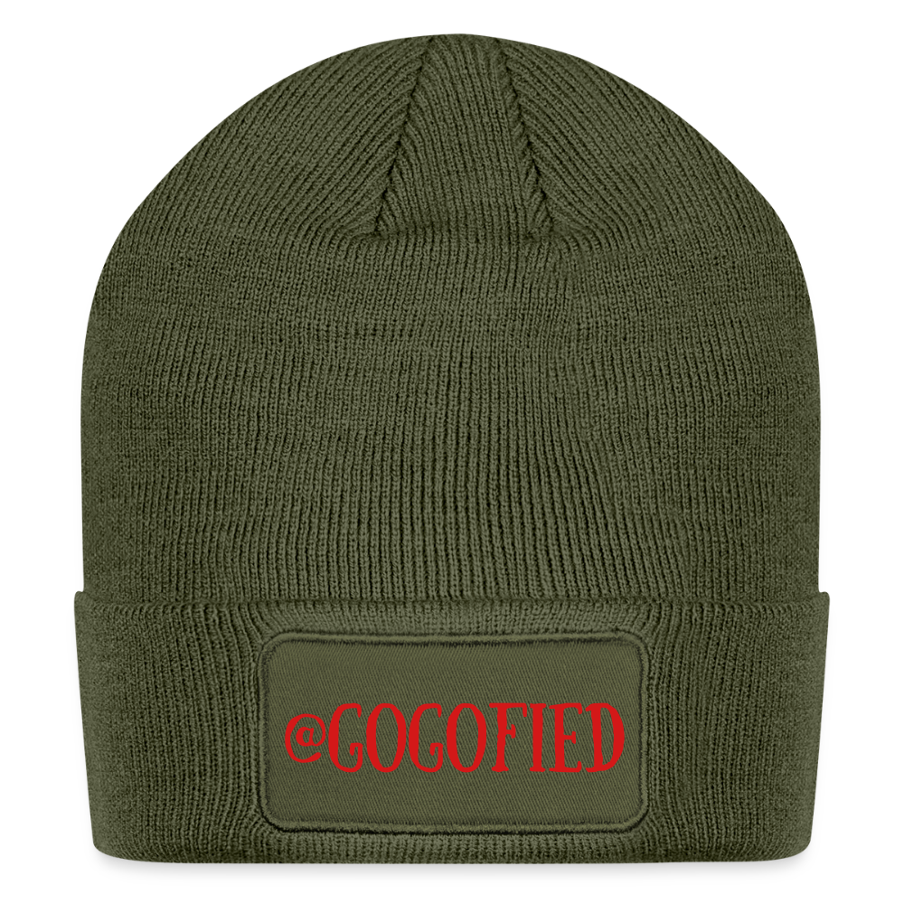 GOGOFIED Patch Beanie - olive