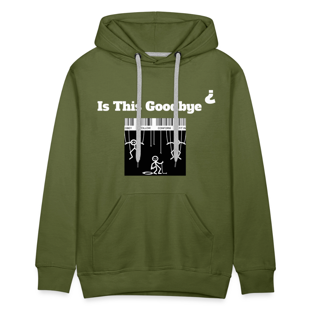 IS THIS GOODBYE HOODIE REBEL - olive green
