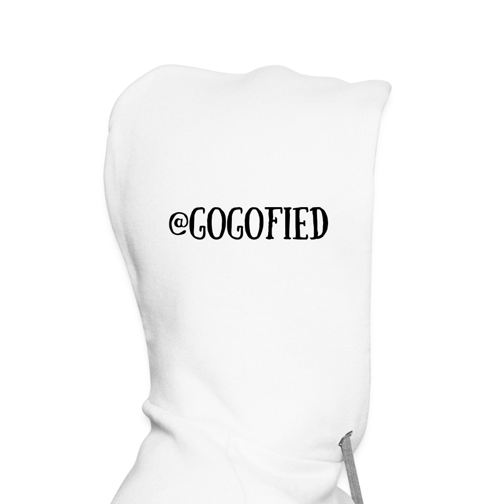 Hoodie on a Hoodie is this goodbye - white