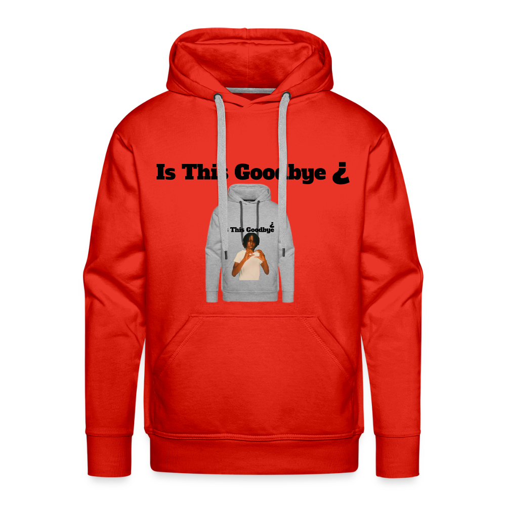 Hoodie on a Hoodie is this goodbye - red