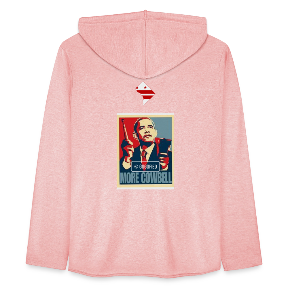 Conform GoGofied Unisex Lightweight Terry Hoodie - cream heather pink