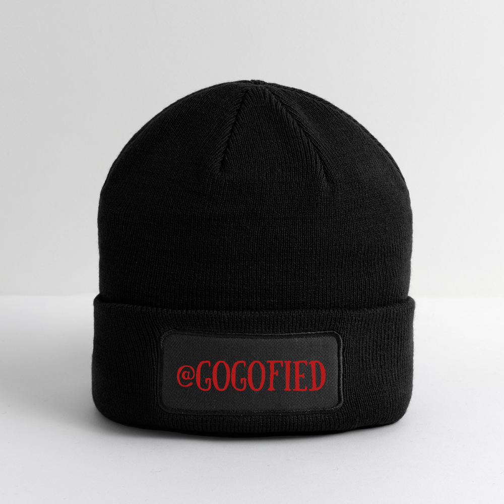 GOGOFIED Patch Beanie - black