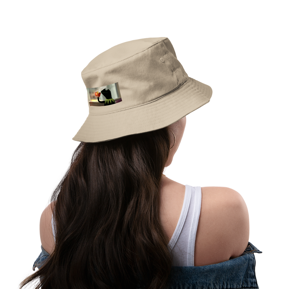 BLK KERMIT GOGOFIED Bucket Hat - cream