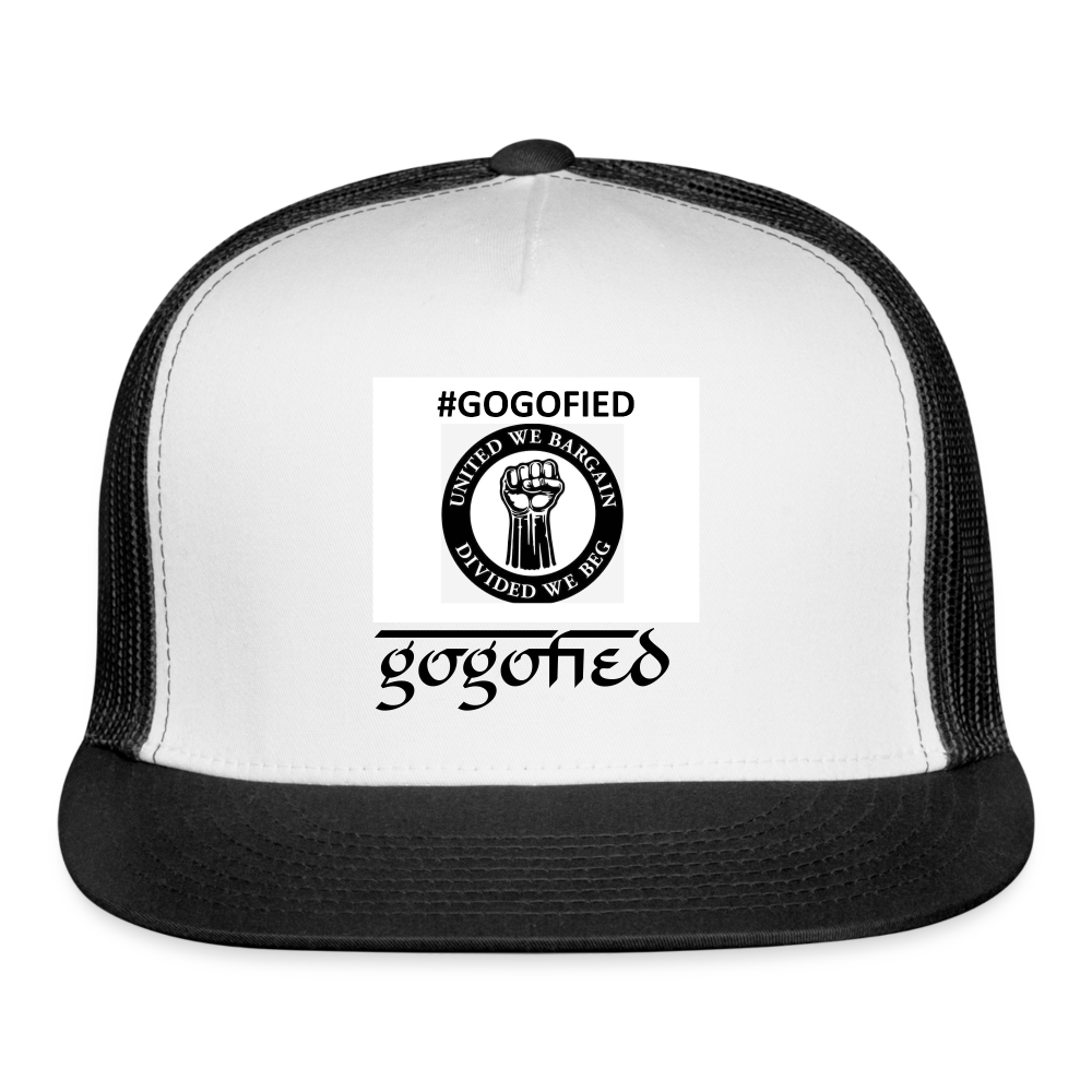 GOGOFIED Trucker Cap - white/black
