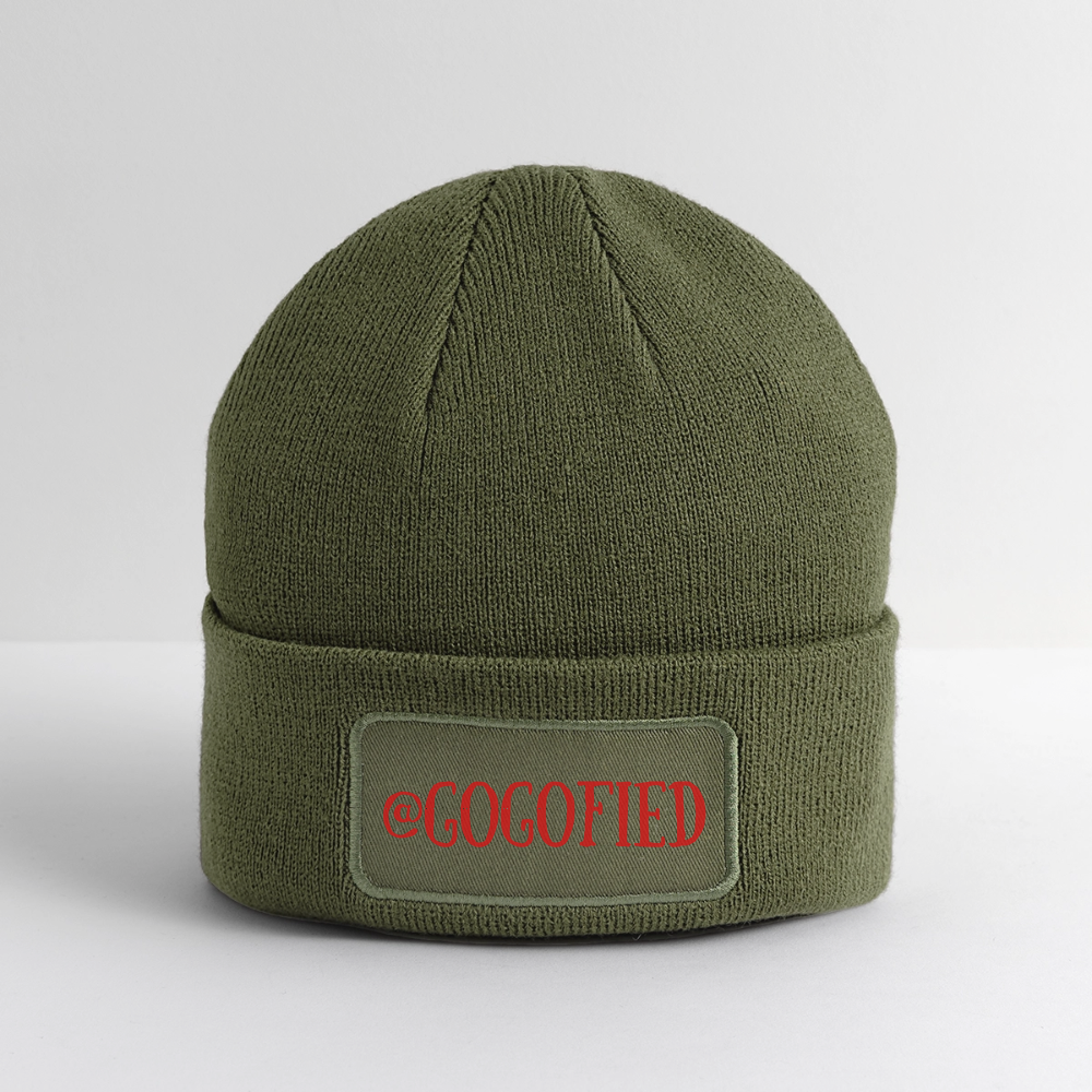 GOGOFIED Patch Beanie - olive