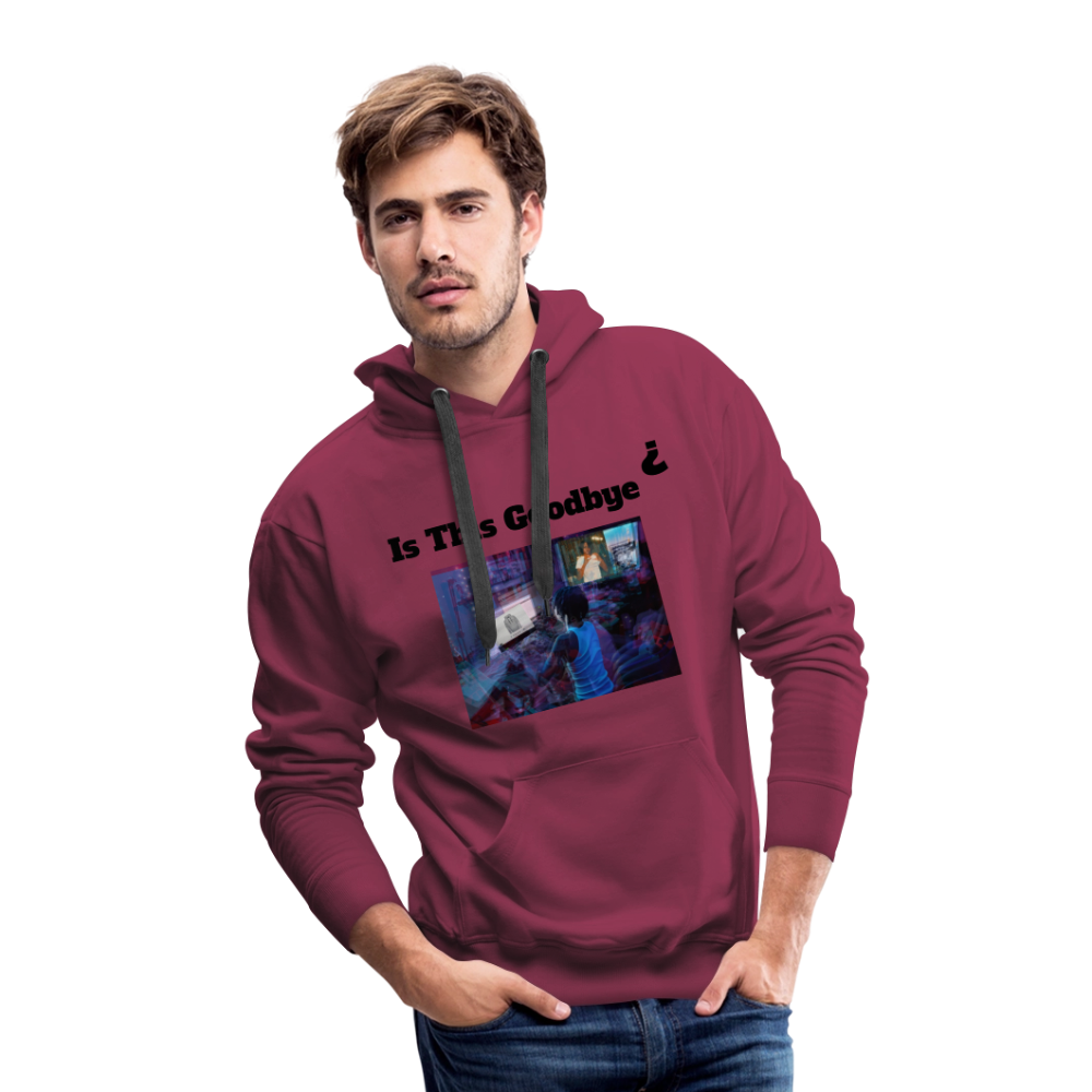is This Goodbye Hoodie - burgundy