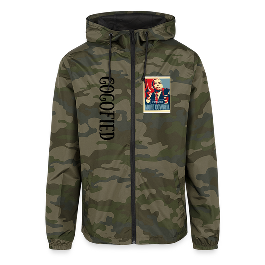 Camo Obama more bell Unisex Windbreaker Jacket - green camo